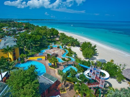 Waterpark at Beaches Negril in Jamaica