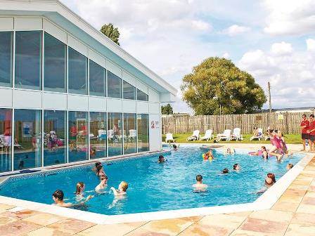 Outdoor swimming pool at Coopers Beach Holiday Park