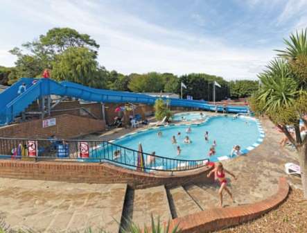 Outdoor swimming pool at Lower Hyde Isle of Wight