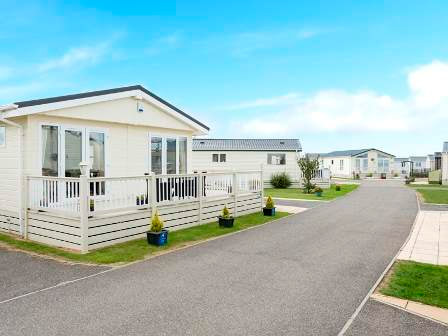 Lodges at Seaview Holiday Park in Whitstable