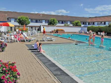 Outdoor swimming pool at Stanwix Park Holiday Centre
