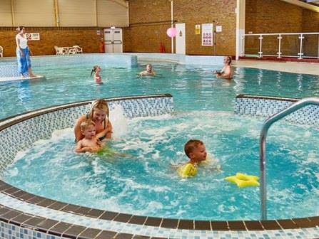 Indoor swimming pool at Camber Sands Holiday Park