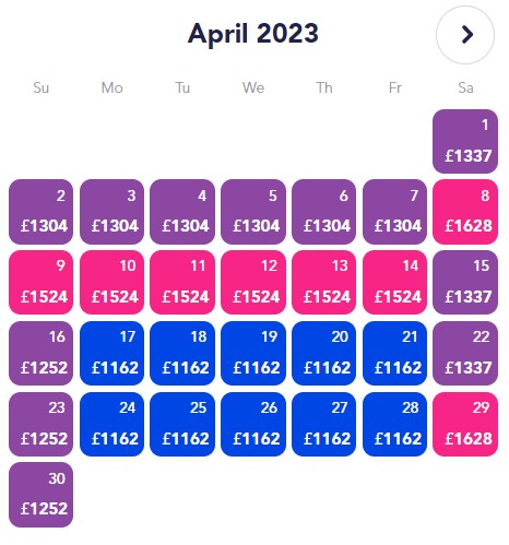 Disneyland Paris prices April 2023