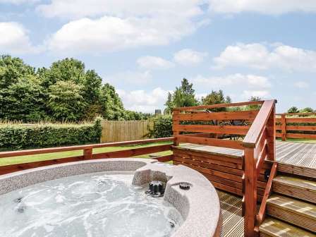 Hot tub at Beaconsfield Park in Shropshire