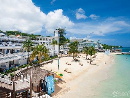 Apartments overlooking the beach at Beaches Ochos Rios Resort and Golf Club