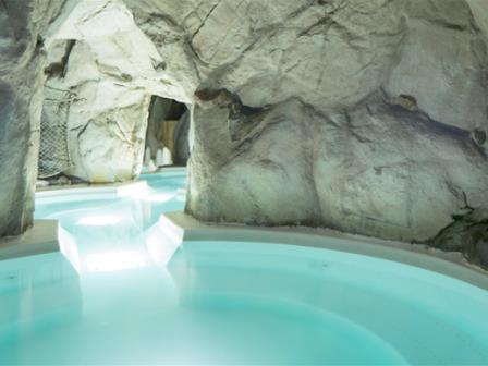 Blue Springs swimming pool at Davy Crockett Ranch