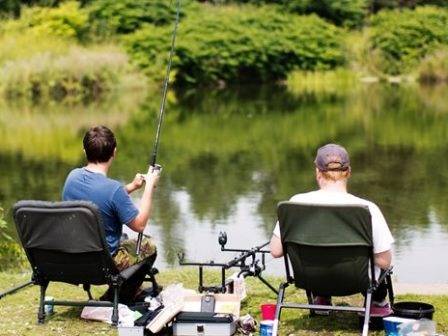 Fishing at Borwick Lakes and South Lakeland Leisure Village