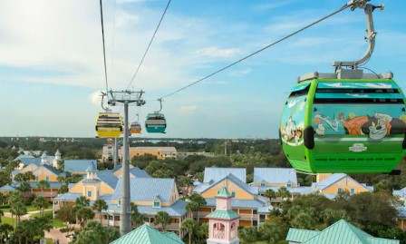 Skyliner gondola at Disneyworld Florida