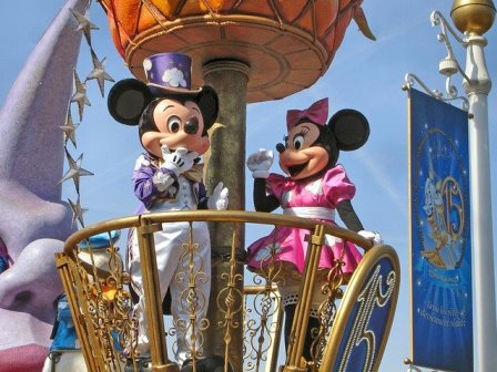 Mickey Mouse and Minnie Mouse at Walt Disney World