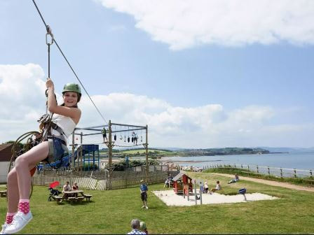 Haven Doniford Bay Holiday Park zip wire