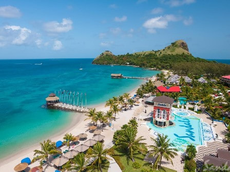 Sandals Grande St Lucian Resort from above