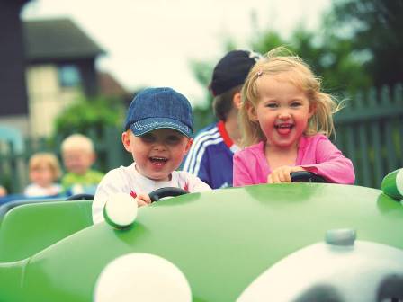 Fairground rides for toddlers at Butlins