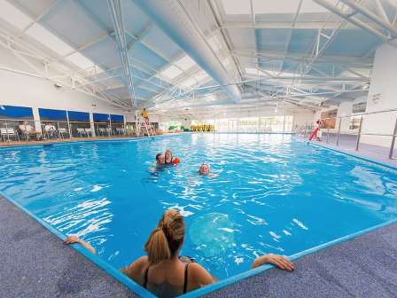 Indoor swimming pool at Haven Greenacres Holiday Park