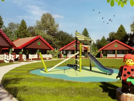 Playground at Legoland Windsor Woodland Village Lodges
