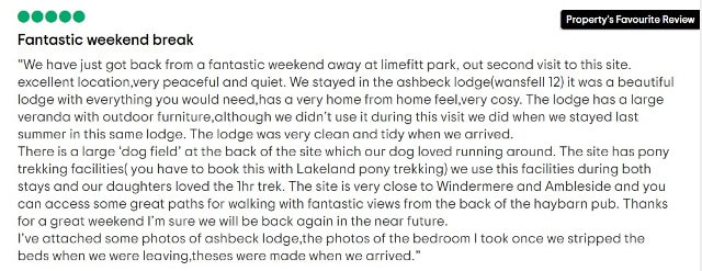 Limefitt Holiday Park review