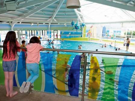 Indoor swimming pool at Haven Littlesea Holiday Park