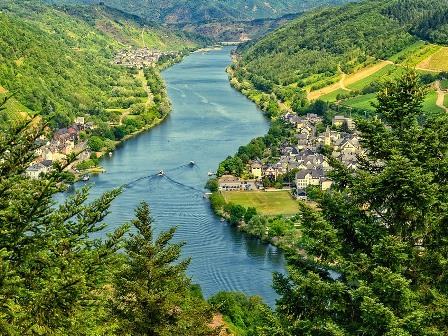Mosel river in Germany