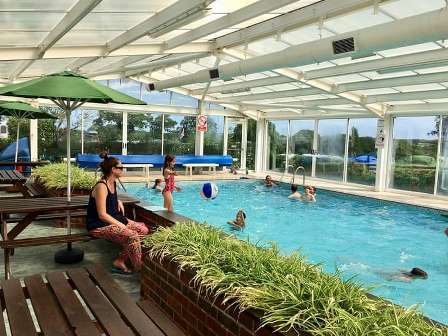 Orchards Holiday Park Isle of Wight indoor swimming pool