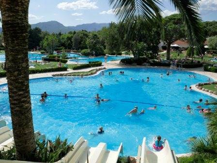Playa Montroig Camping Resort swimming pool in Costa Dorada