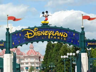 Entrance to Disneyland Paris