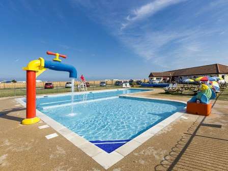 Swimming pool at Whitstable's Seaview Holiday Park