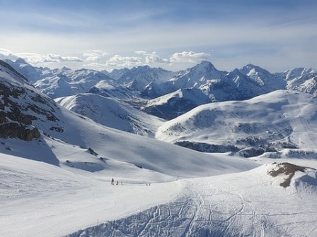 Alpe d'Huez ski slopes