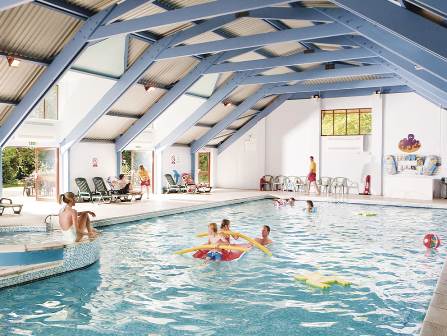 Indoor pool at St Minver Holiday Park