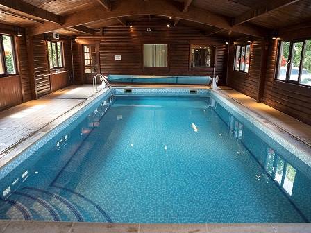 Swimming pool at Bowland Fell Holiday Park in Yorkshire