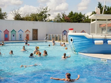 Haven's The Orchards Holiday Park outdoor swimming pool