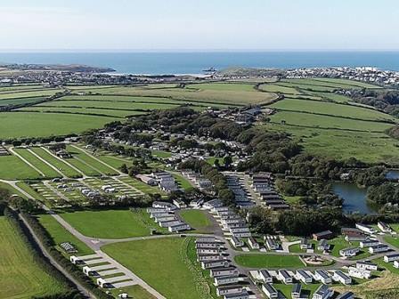 Trevella Holiday Park from above