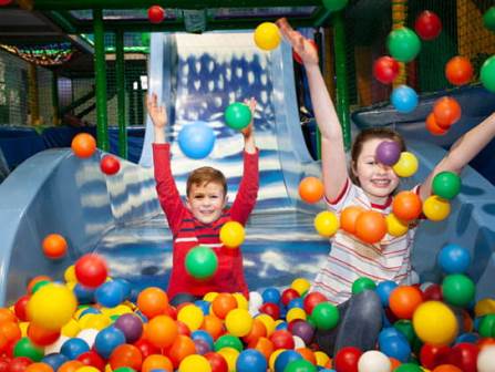 Indoor play at Warmwell Holiday Park in Dorset