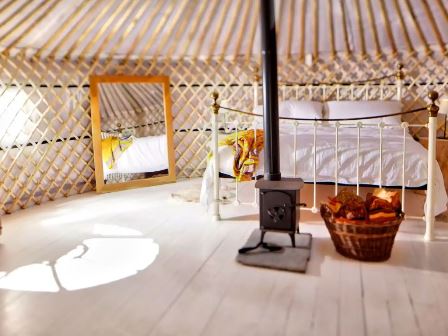 Yurt in cornwall